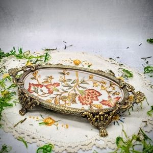 Vintage antique Chinese porcelain dish